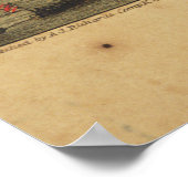 Old Roanoke Island Burnside Expedition Map (1862) Poster (Ecke)