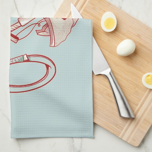 Old Rock Klettercam lustig Geschirrtuch (Viertel Falte)