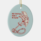 Old Rock Klettercam lustig Keramik Ornament (Rechts)