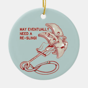 Old Rock Klettercam lustig Keramik Ornament