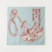 Old Rock Klettercam lustig Wandteppich (Vorderseite (Horizontal))