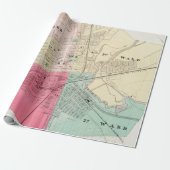 Old Rome NY Map (1874) Geschenkpapier (Ungerollt)