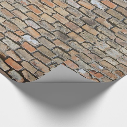 Old Rotten Brick Walling Geschenkpapier (Ecke)