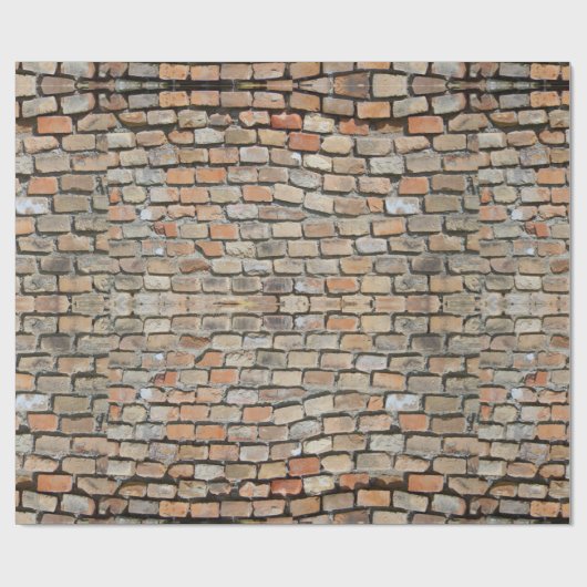 Old Rotten Brick Walling Geschenkpapier (Flach)