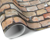 Old Rotten Brick Walling Geschenkpapier (Rolleneckpunkt)
