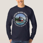 Old Round Island Point Light T-Shirt (Vorderseite)