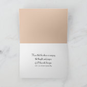 Old Row Boat on Calm Lake Beileid Karte (Innenseite)