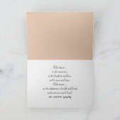 Old Row Boat on Calm Lake Beileid Karte (Innenseite)