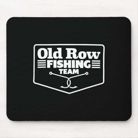 Old Row Fishing Team Funny For Men Women Mousepad (Vorne)