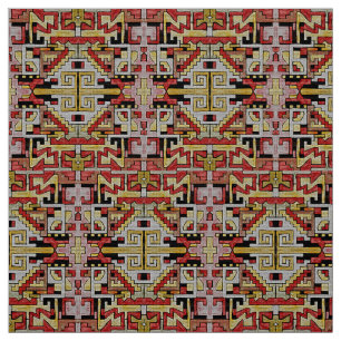 Old Rug - Geomethric Stamm/Ethnisches Muster Stoff