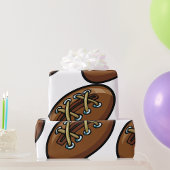 Old Rugby Ball Geschenkpapier