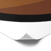 Old Rugby Ball Poster (Ecke)