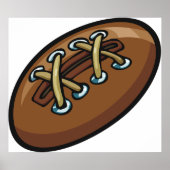 Old Rugby Ball Poster (Vorne)