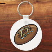 Old Rugby Ball Schlüsselanhänger (Vorderseite)