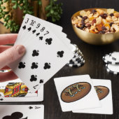 Old Rugby Ball Spielkarten (In Situ)