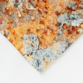 Old rust texture. Grunge rusted metal background. Fleecedecke (Ecke)