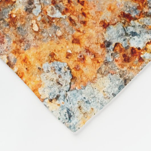 Old rust texture. Grunge rusted metal background. Fleecedecke (Ecke)