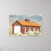Old Rustic Locomotive Motor House Canvas Print Leinwanddruck (Vorderseite)
