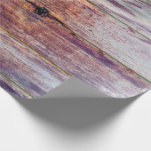 Old, rustic wood wall of an abandoned buildingweat geschenkpapier (Ecke)