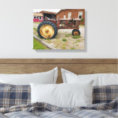 Old Rusty Antique Farm Tractor Photograph  Leinwanddruck (Insitu (Schlafzimmer))