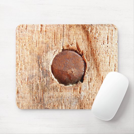 Old Rusty Nail Mouse Mat Mousepad (Mit Mouse)