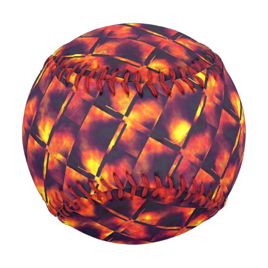 Old Rusty Plattformen in Colors of ember and fire Baseball (Vorderseite)