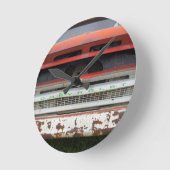 Old Rusty Runde Wanduhr (Winkel)