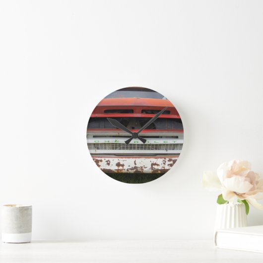 Old Rusty Runde Wanduhr (Zuhause)