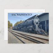 Old Sacramento Steam Motor Postkarte (Vorne/Hinten)
