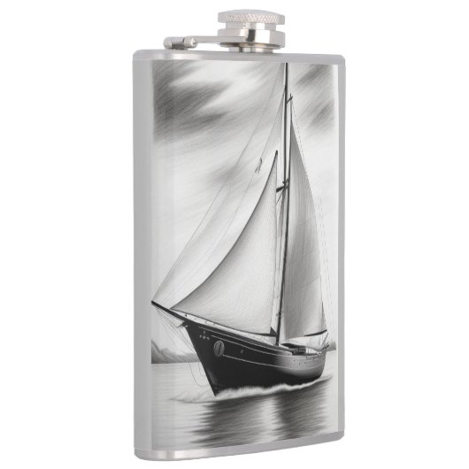 Old Sailboat Flachmann (Rechts)