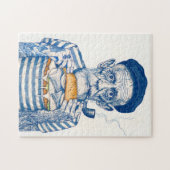 Old Sailor Eating Sandwich Puzzle (Horizontal)