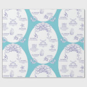 Old Sailor Tattoo Meanings Illustrierte Geschenkwr Geschenkpapier (Flach)