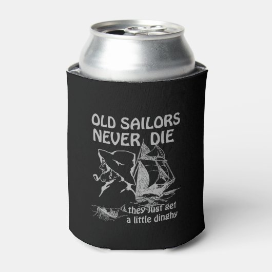 Old Sailors Funny Can Cooler Dosenkühler (Kanne Vorderseite)