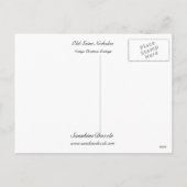 Old Saint Nicholas Feiertagspostkarte (Rückseite)