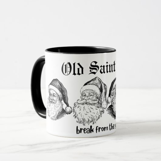 Old Saint Nick BFTG Kaffee Tasse (Vorderseite Links)