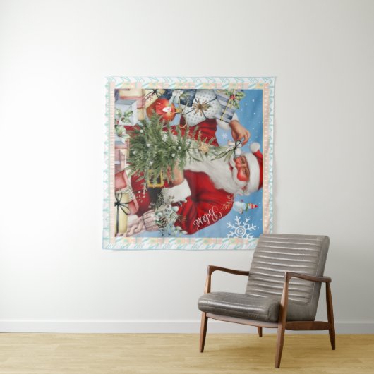 OLD SAINT NICK WANDTEPPICH (Beispiel (Horizontal))