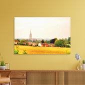 Old Salisbury Cathedral, Salisbury, Wiltshire, Ver Leinwanddruck (Insitu (Wohnzimmer))