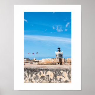 Old San Juan Lighthouse Fotografie Print/ Poster