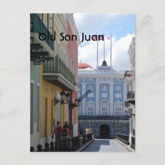 Old San Juan Postkarte (Vorderseite)