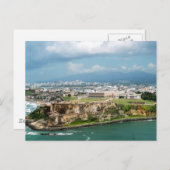 Old San Juan Postkarte (Vorne/Hinten)