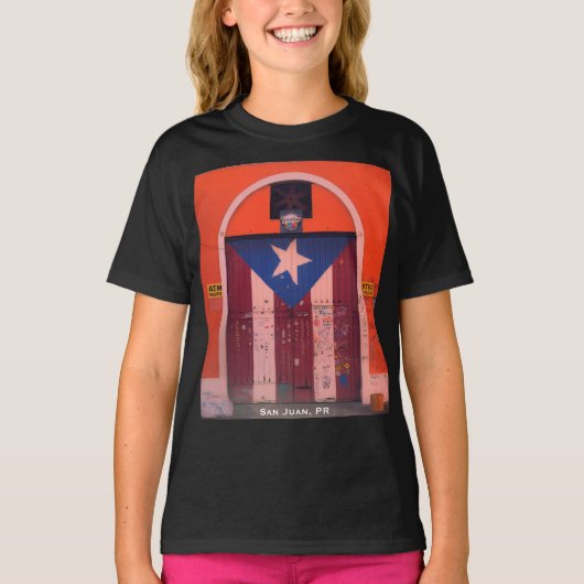 Old San Juan, Puerto Rico Pride  T-Shirt (Vorderseite)