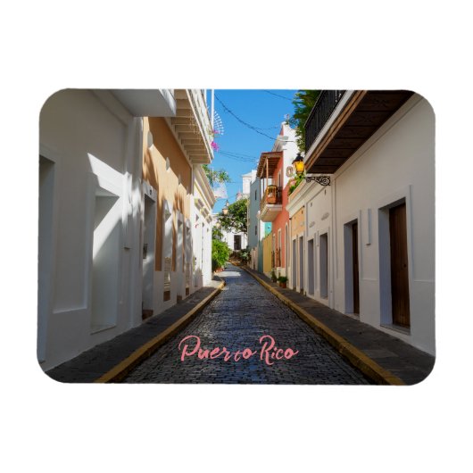 Old San Juan Puerto Rico Reisen Souvenir Magnet (Horizontal)