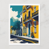 Old San Juan Street Postkarte (Vorderseite)