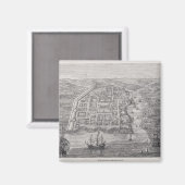 Old Santo Domingo City Magnet (Vorderseite/Rückseite)
