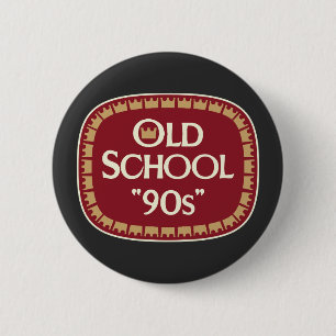 Old School 90er Malzbier 40oz Etikettendesign Button