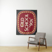 Old School 90er Malzbier 40oz Etikettendesign Wandteppich (Beispiel)