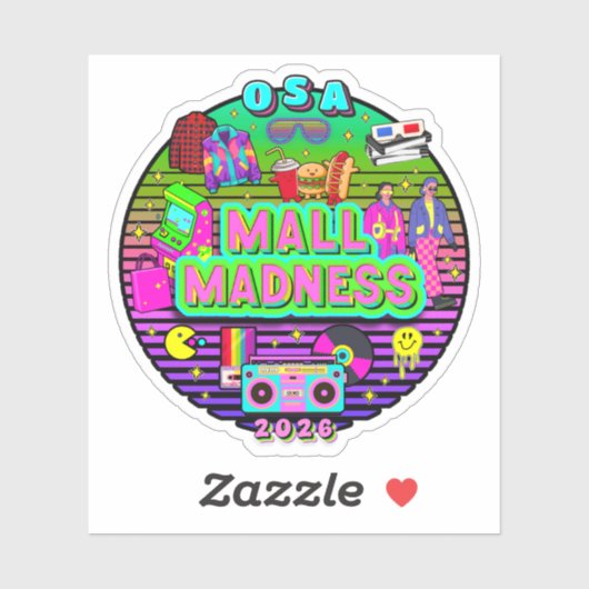 Old School April 2026 Logo Sticker (Blatt)