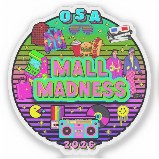 Old School April 2026 Logo Sticker (Vorderseite)