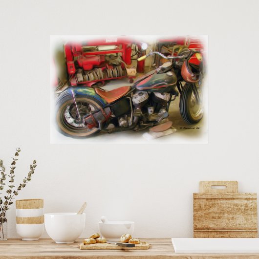 Old School Art Poster (Küche)