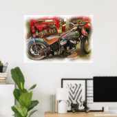 Old School Art Poster (Heimbüro)